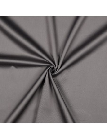 Tessuto satin di cotone - Grigio
