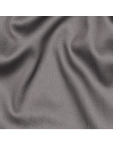 Tessuto satin di cotone - Grigio