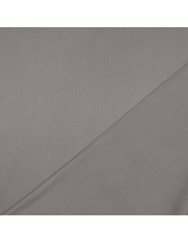 Tessuto satin di cotone - Grigio