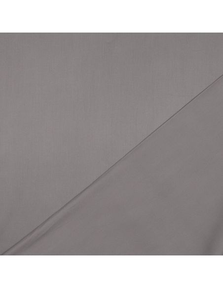 Tessuto satin di cotone - Grigio