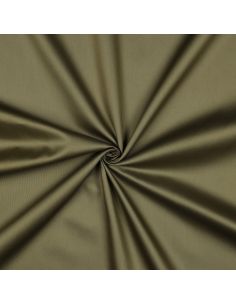 Tessuto satin di cotone - Verde muschio