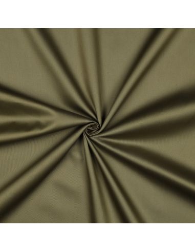 Tessuto satin di cotone - Verde muschio