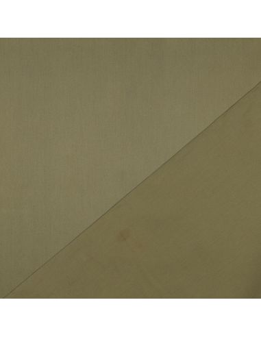 Tessuto satin di cotone - Verde muschio