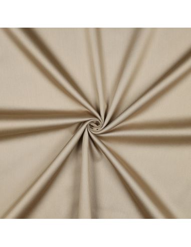 Tessuto satin di cotone - Beige