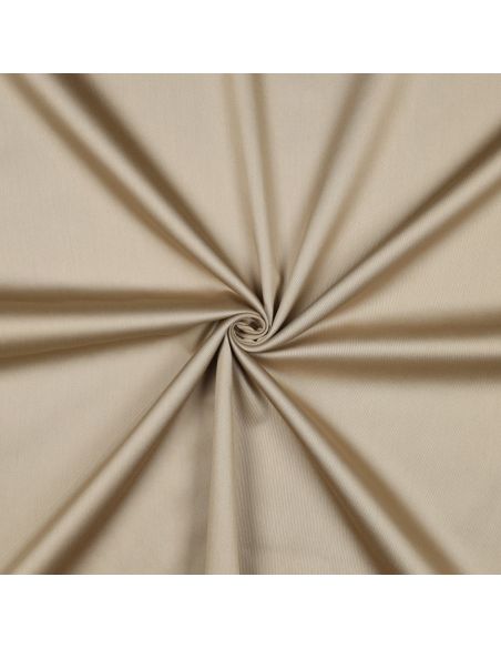 Tessuto satin di cotone - Beige