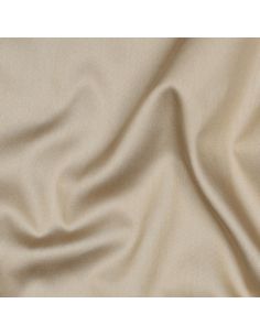 Tessuto satin di cotone - Beige 2