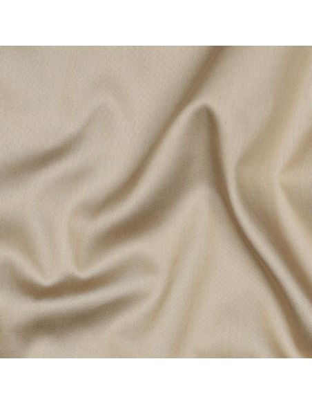 Tessuto satin di cotone - Beige