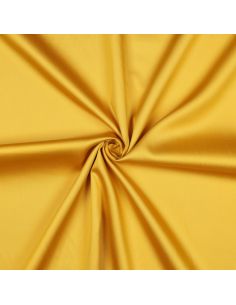 Tessuto satin di cotone - Giallo