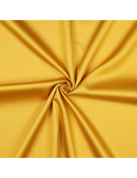 Tessuto satin di cotone - Giallo