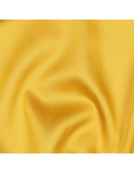Tessuto satin di cotone - Giallo