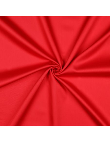 Tessuto satin di cotone - Rosso