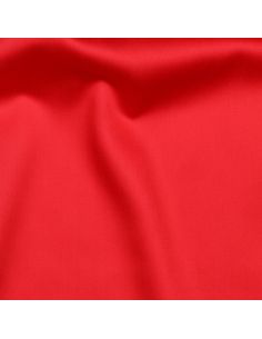 Tessuto satin di cotone - Rosso 2