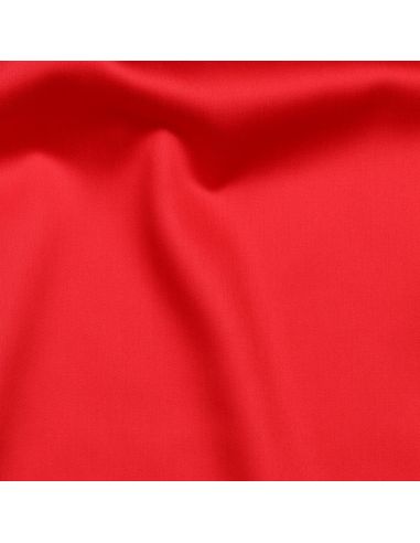 Tessuto satin di cotone - Rosso