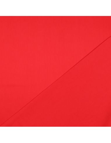 Tessuto satin di cotone - Rosso