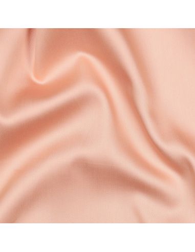 Tessuto satin di cotone - Salmone