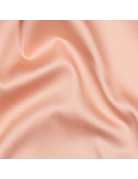Tessuto satin di cotone - Salmone