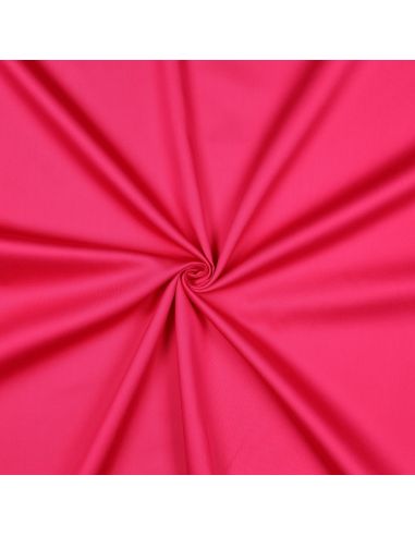 Tessuto satin di cotone - Rosa vivo