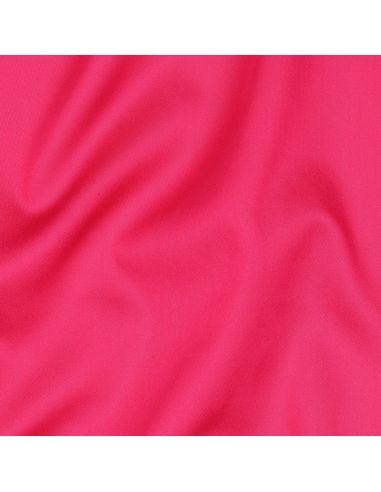 Tessuto satin di cotone - Rosa vivo