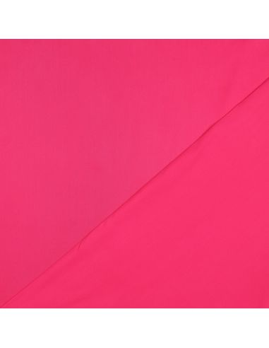 Tessuto satin di cotone - Rosa vivo