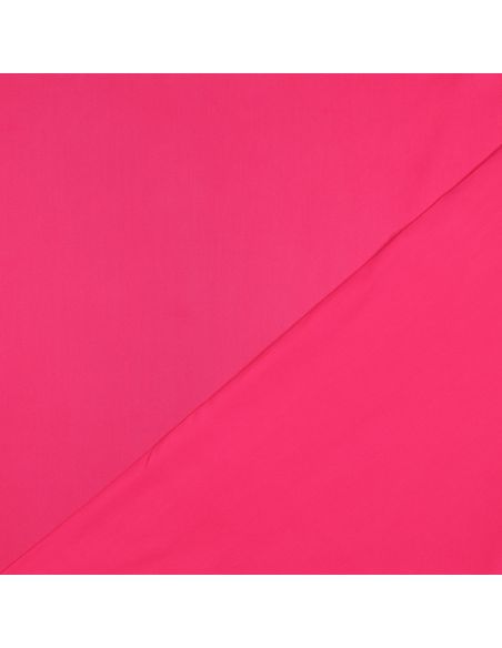Tessuto satin di cotone - Rosa vivo