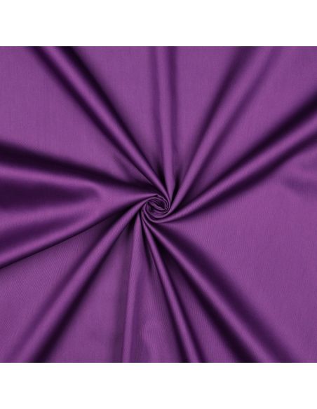 Tessuto satin di cotone - Viola