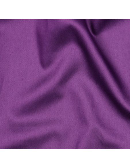 Tessuto satin di cotone - Viola