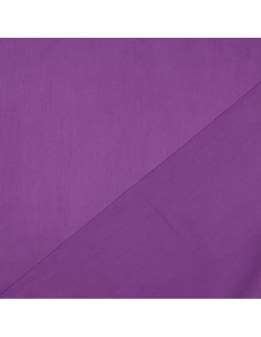 Tessuto satin di cotone - Viola