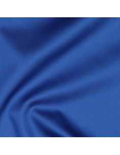 Tessuto satin di cotone - Blu cobalto 2