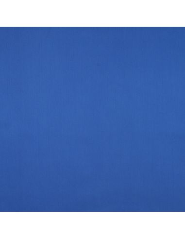 Tessuto satin di cotone - Blu cobalto
