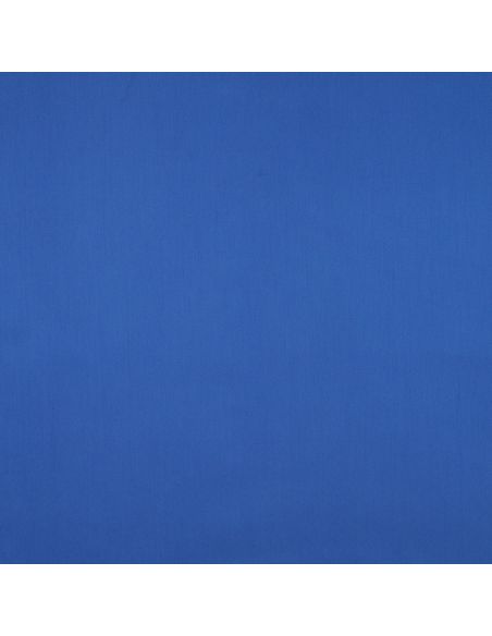 Tessuto satin di cotone - Blu cobalto