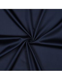 Tessuto satin di cotone - Blu marino