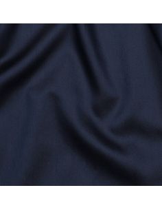 Tessuto satin di cotone - Blu marino 2