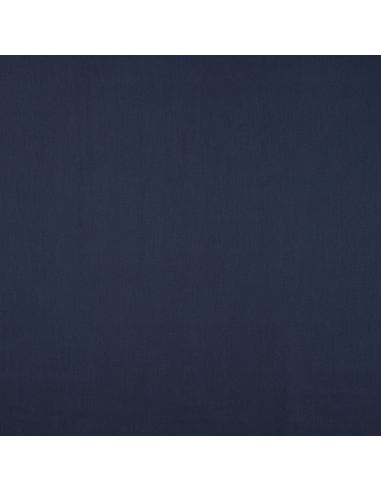Tessuto satin di cotone - Blu marino