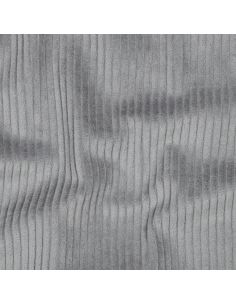 Tessuto velluto a coste cotone - Grigio 2