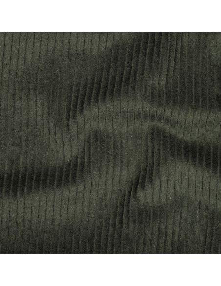 Tessuto velluto a coste di cotone - Verde scuro