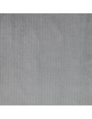 Tessuto velluto a coste cotone - Grigio