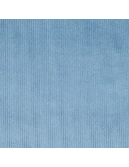 Tessuto velluto a coste di cotone - Blu