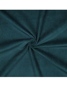 Tessuto velluto a coste di cotone - Verde smeraldo