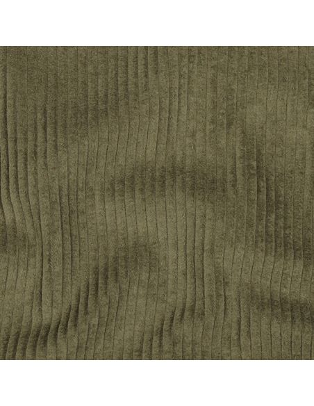 Tessuto velluto a coste di cotone - Verde militare