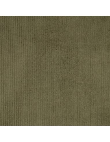 Tessuto velluto a coste di cotone - Verde militare