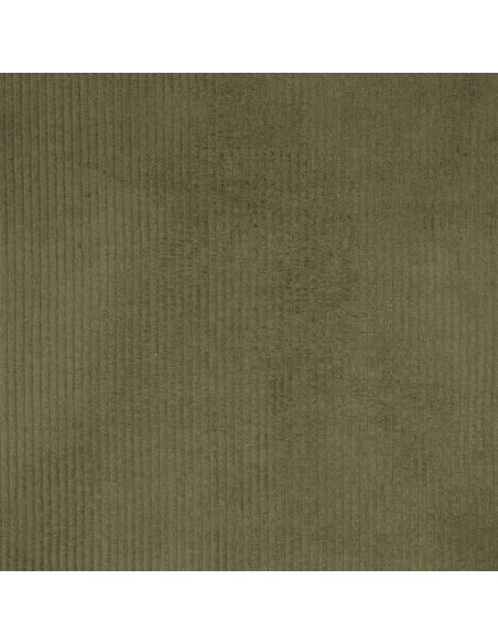 Tessuto velluto a coste di cotone - Verde militare