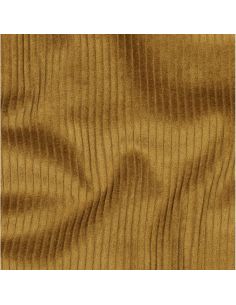 Tessuto velluto a coste cotone - Ocra 2