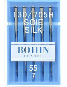 Aghi per macchina speciali per seta Bohin