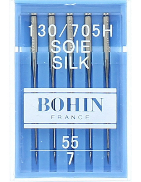 Aghi per macchina speciali per seta Bohin
