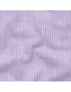 Tessuto velluto a coste di cotone - Lilla 2