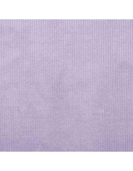 Tessuto velluto a coste di cotone - Lilla