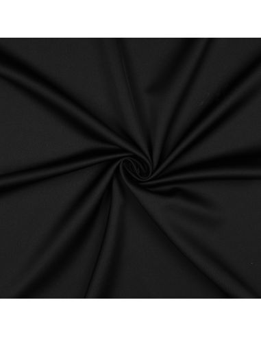 Tessuto satinato reale - Nero