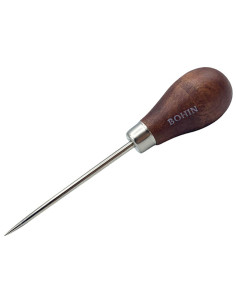 Punteruolo manico forma pera in legno Bohin