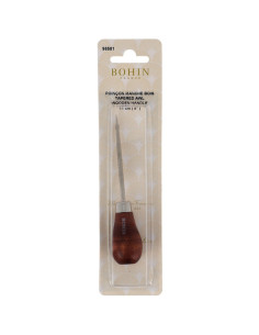 Punteruolo manico forma pera in legno Bohin 2