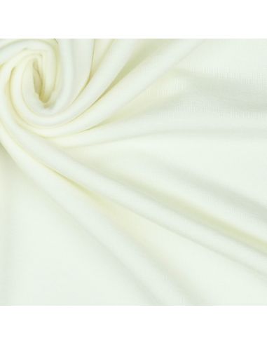 Tessuto jersey tencel modal - Bianco sporco